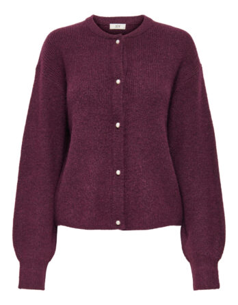 JDY LUMI L/S BUTTON CARDIGA KNT NOOS FIG MELANGE