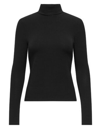 ONLY GLAMOUR L/S ROLL-NECK TOP JRS NOOS BLACK