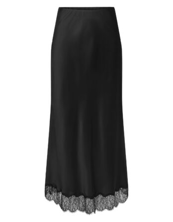 JDY CALLY MW MIDI SKIRT WVN BLACK
