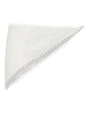 PIECES ASTA J WRAP LACE SARONG HVID