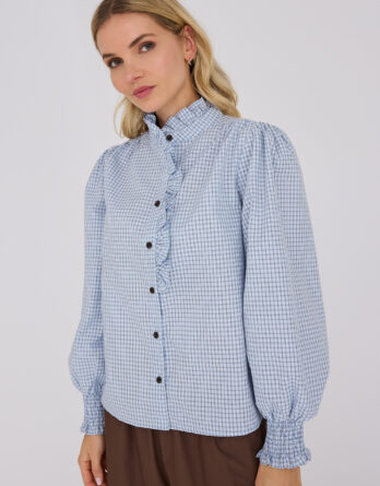 A-view Clova check shirt
