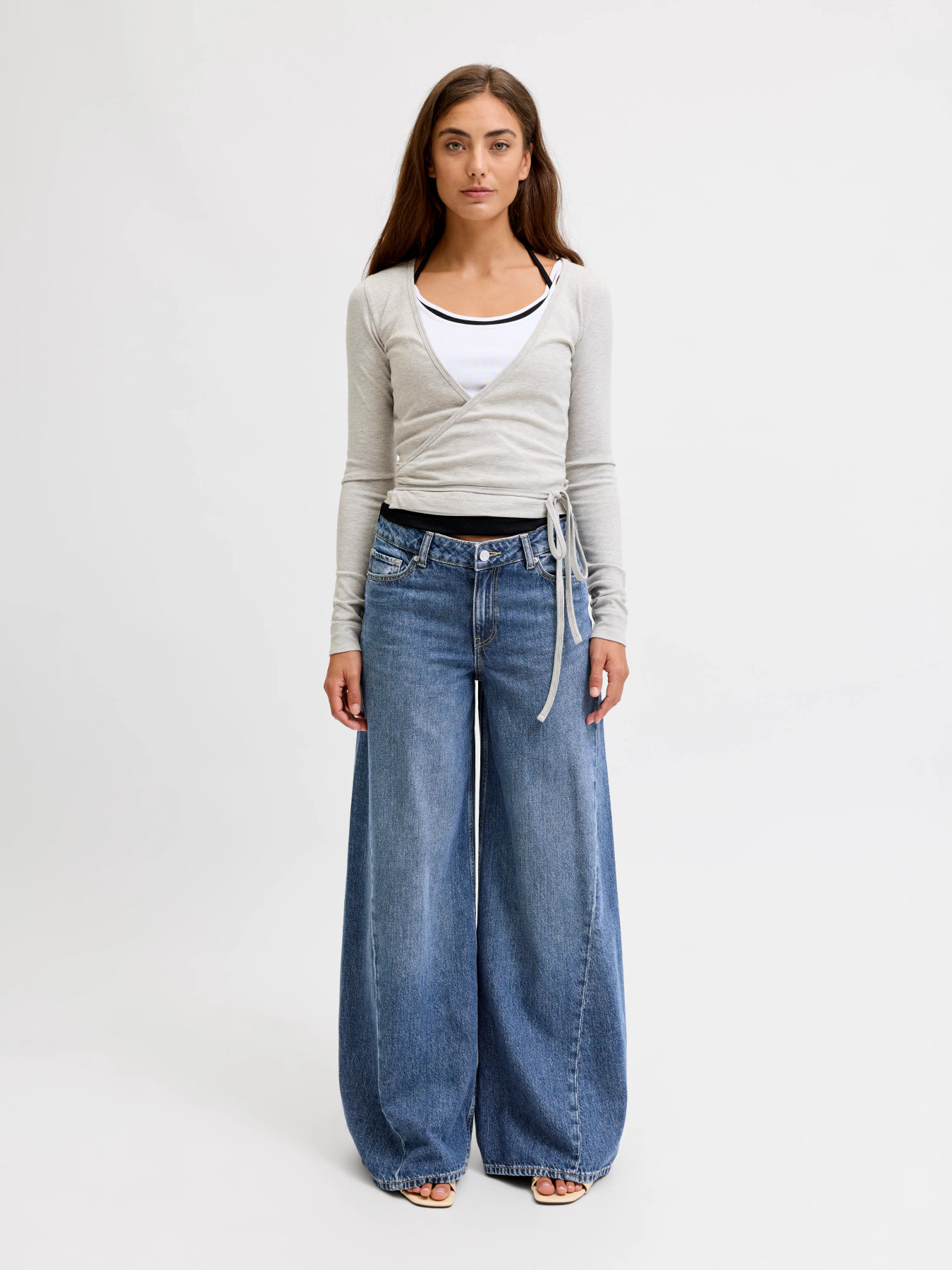 JJXX PALMA LIV EXTRA WIDE MW R429 DNM SN "30" - Billede 3