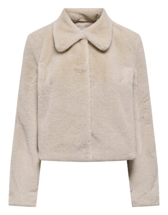 JDY MACY FAUX FUR JACKET OTW NOOS Moonbeam