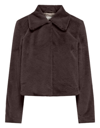 JDY MACY FAUX FUR JACKET OTW NOOS Chocolate Torte