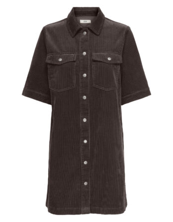 JDY SHIRAZ S/S BUTTON DRESS PNT NOOS Chocolate Tort