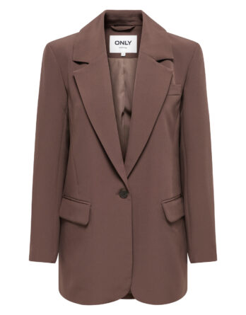 ONLY LANA-BERRY L/S SLIT BLAZER CC Chocolate Martini
