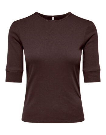 ONLY KIRA 2/4 TOP JRS Coffee Bean