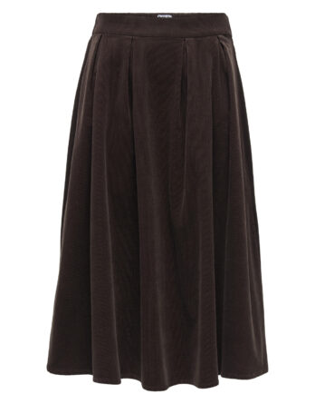 ONLY MAILA-NESSA HW LONG CORD SKIRT Coffe Bean