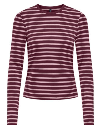 ONLY NINA L/S AOP TOP JRS Fig Pale lilac
