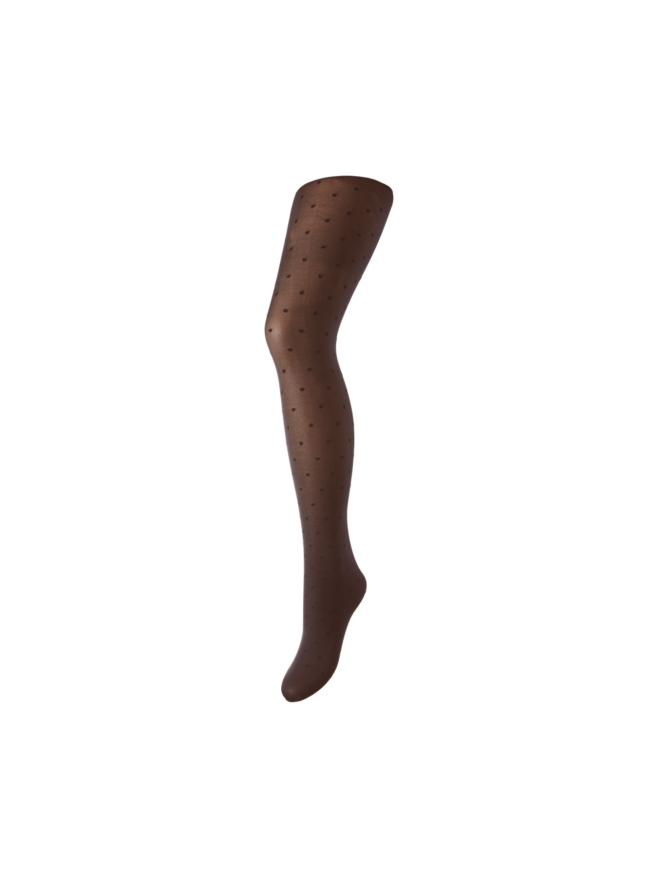 PIECES NEW NIKOLINE 20 DEN DOT TIGHTS NOOS Hot Fudge - Billede 2