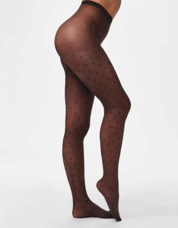 PIECES NEW NIKOLINE 20 DEN DOT TIGHTS NOOS Hot Fudge