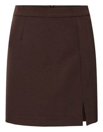 PIECES BOZZY HW SLIT SKIRT NOOS BC Hot Fudge