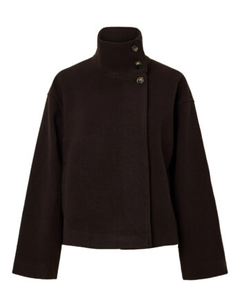 PIECES AGNES SHORT JACKET NOOS BC Ganache