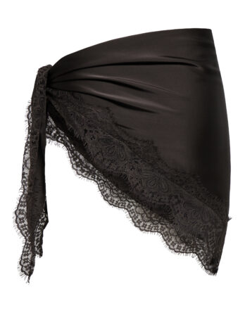 ONLY MENUS LACE SCARF WVN Chocolate