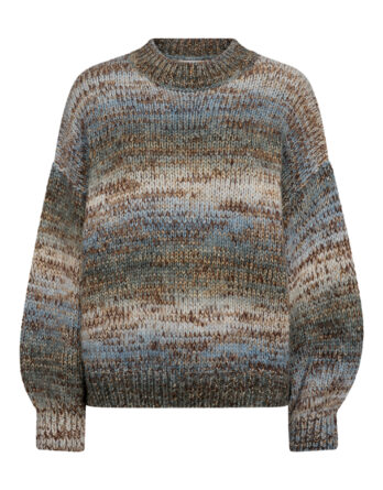 A-View Glitta Knit Pullover - Brown/Blue