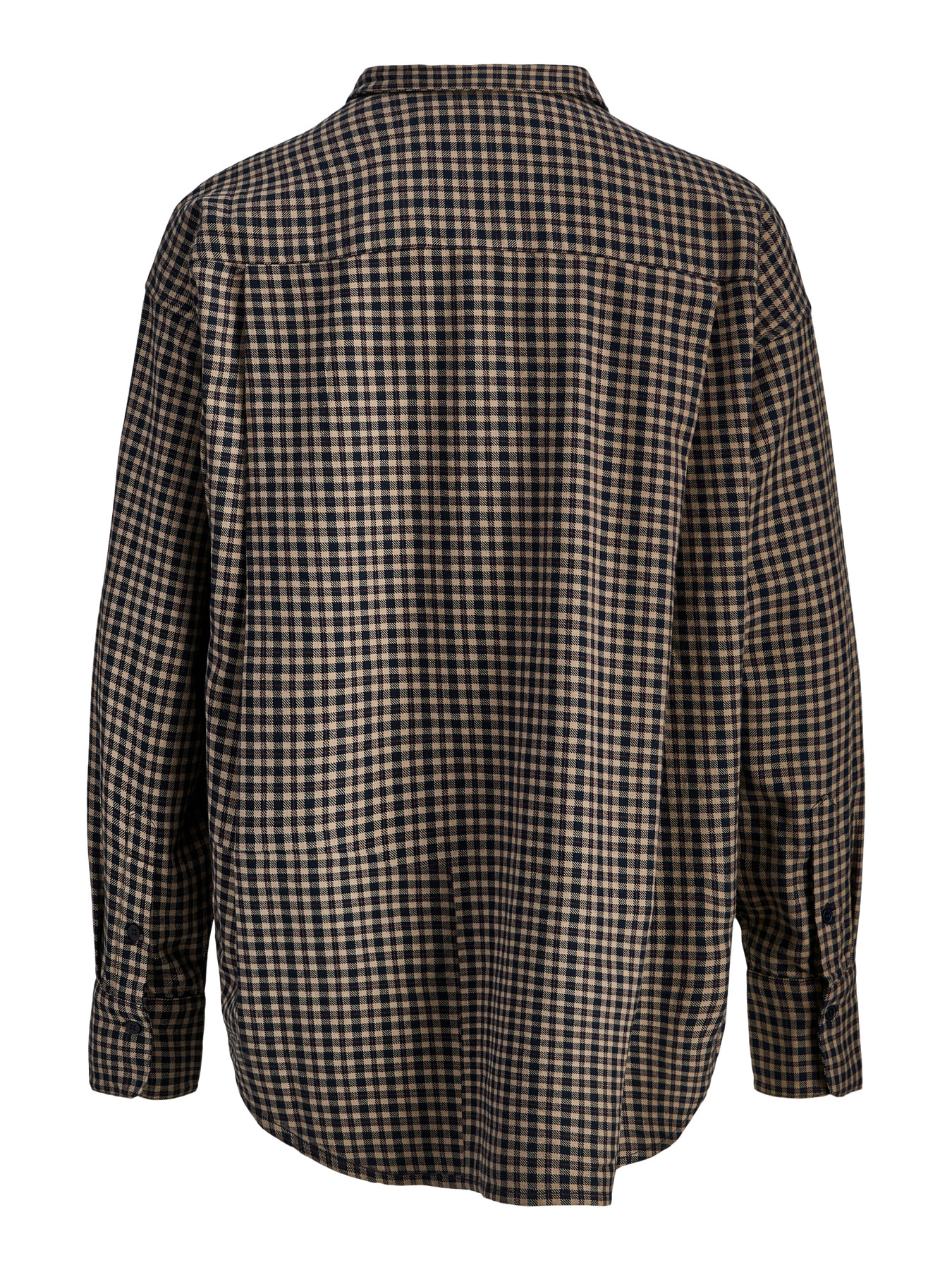 JJXX JAMIE CHECK FLANNEL LS SHIRT WVN SN Slate Black CHECK - Billede 7
