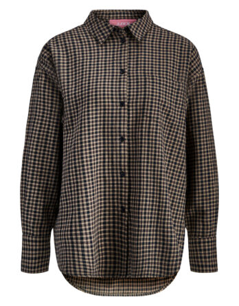 JJXX JAMIE CHECK FLANNEL LS SHIRT WVN SN Slate Black CHECK