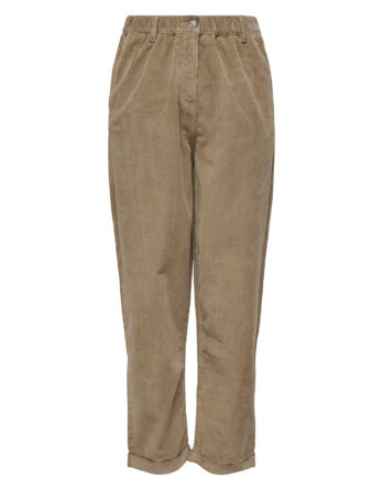 ONLY FLORA MW ELA CORD CAROT PANT Weathered Teak