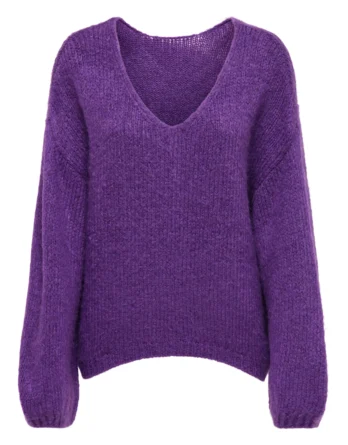 JDY DINEA L/S REVERSIBLE PULLOV. KNT NOOS Pansy