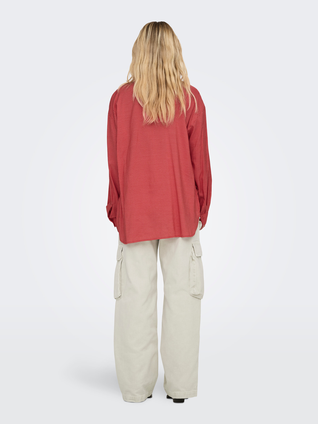 ONLY MAGGIE L/S CHECK SHIRT WVN - Billede 7
