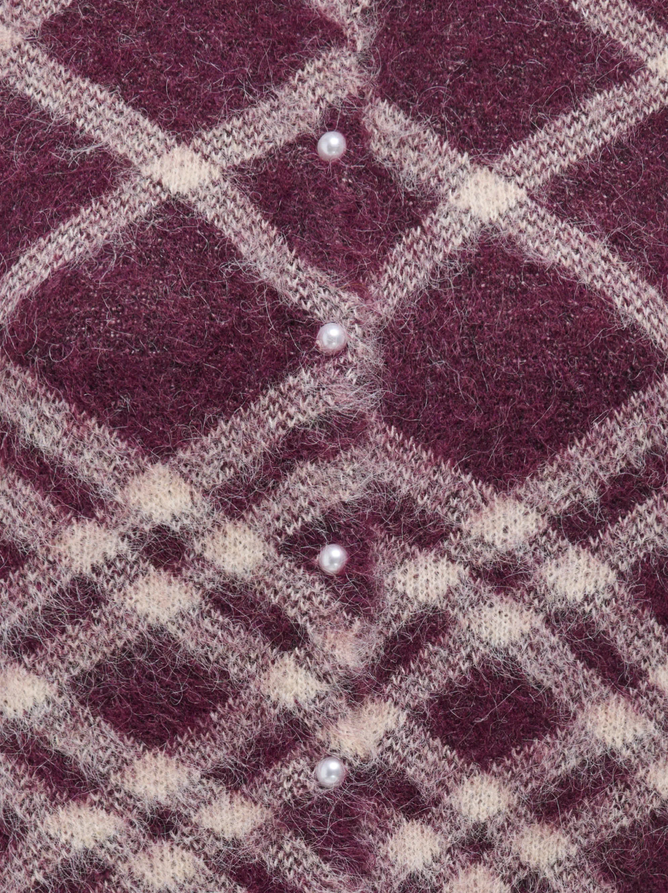 ONLY NOEME LS O-NECK CARDIGAN KNT Fig Check/Oatmeal/Fmop/Mel - Billede 2