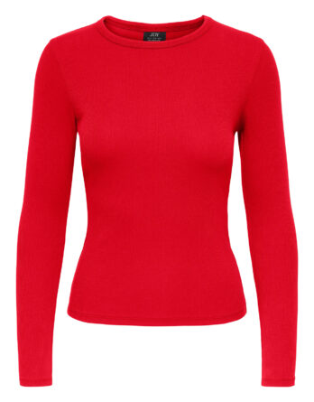 JDY LUCKY L/S O NECK NEW TOP JRS NOOS Racing Red