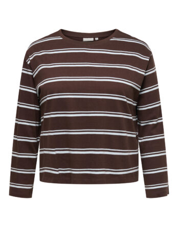 ONLY CARMAKOMA CARFREJA STRIPE L/S WIDE SLEEVE J