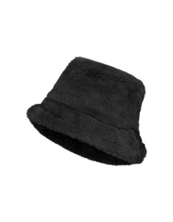 JDY BAKU FAUX FUR HAT OTW HAB Walnut Black