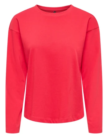 ONLY NEW SOPH L/S O-NECK SOLID TOP C Lollipop