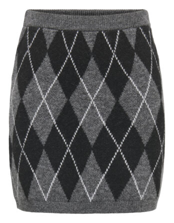 JDY BIANKA HW SKIRT KNT GRÅ